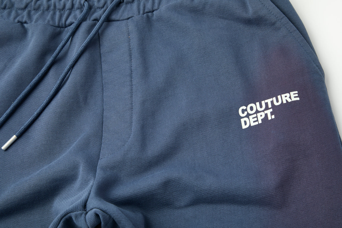 Heavyweight Oversized Couture Dept Joggers - Blue