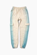 Heavyweight Oversized Couture Dept Cargo Joggers - Cream