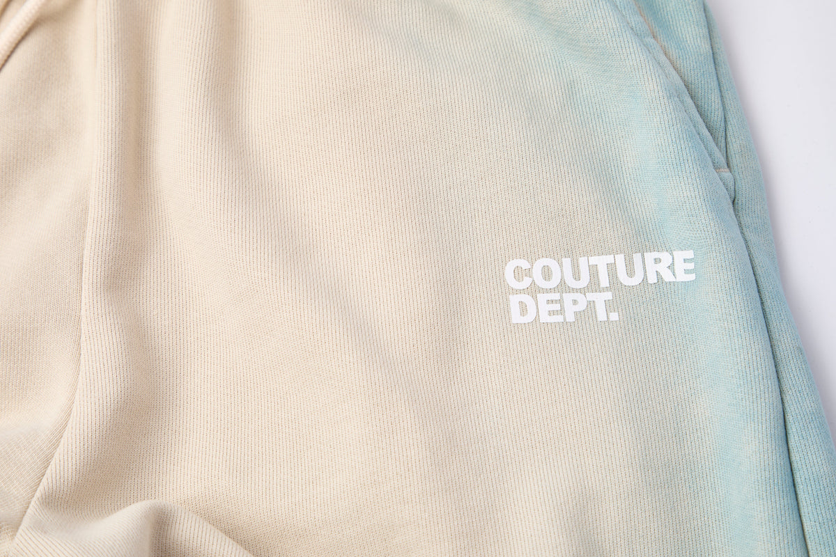 Heavyweight Oversized Couture Dept Cargo Joggers - Cream