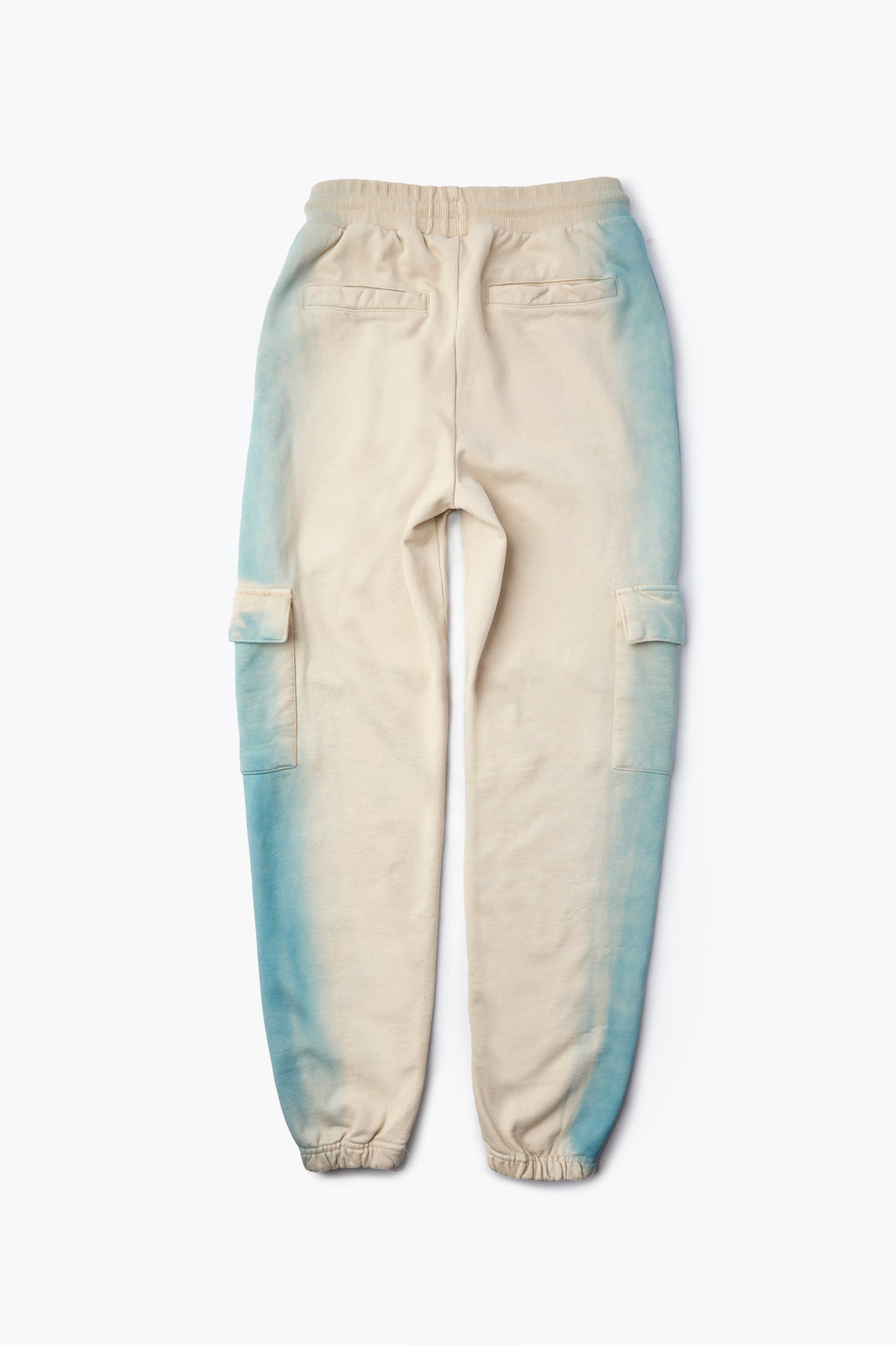 Heavyweight Oversized Couture Dept Cargo Joggers - Cream
