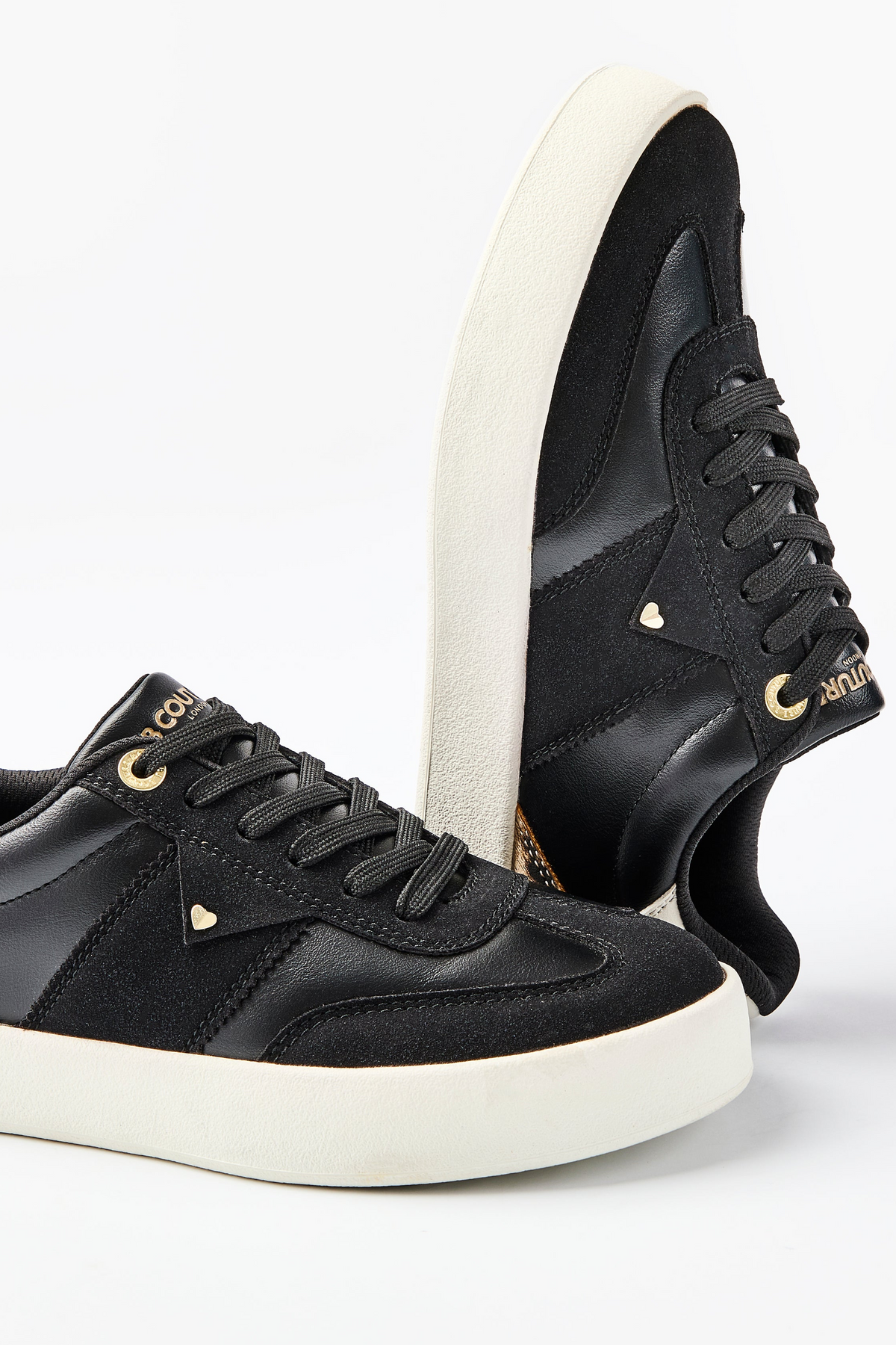 Ampton Low-Profile Trainer - Black/Leopard