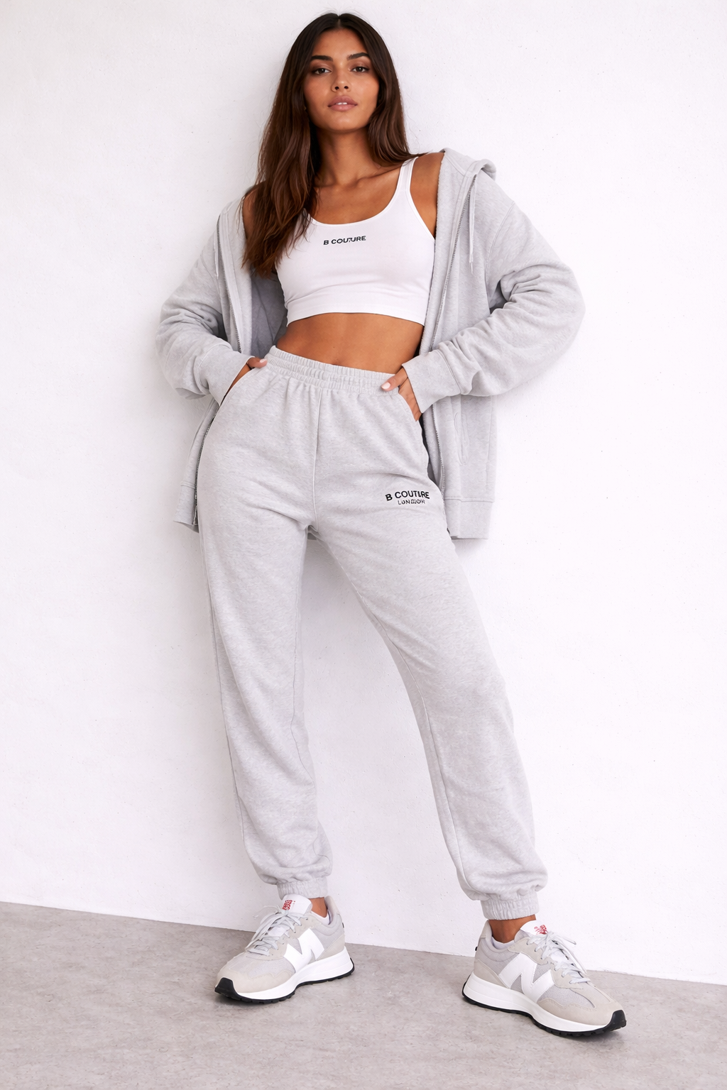 Melia 3-Pack Fleece Joggers - Black/Grey/Beige