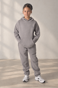 Mini Street Girls Fleece Tracksuit - Charcoal