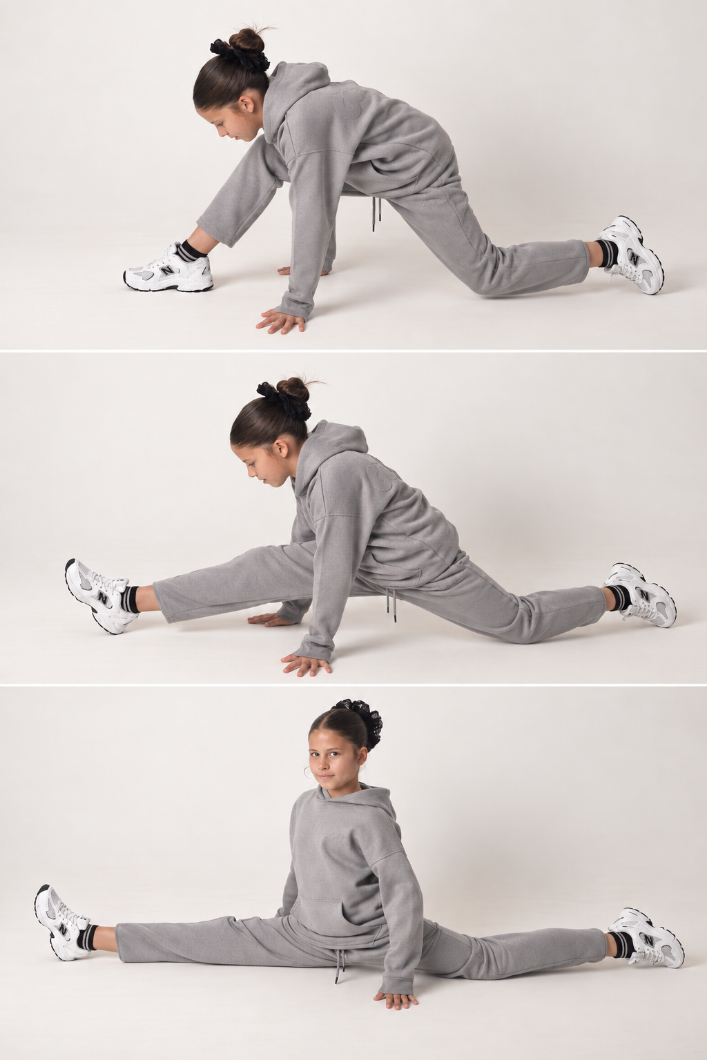 Mini Street Girls Fleece Tracksuit - Charcoal