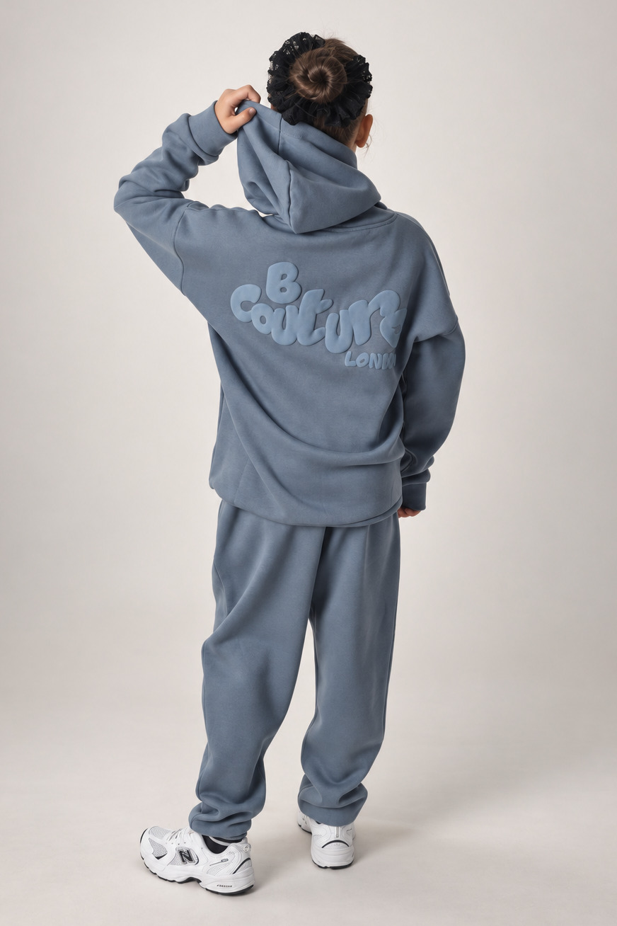 Mini Street Girls Fleece Tracksuit - Teal