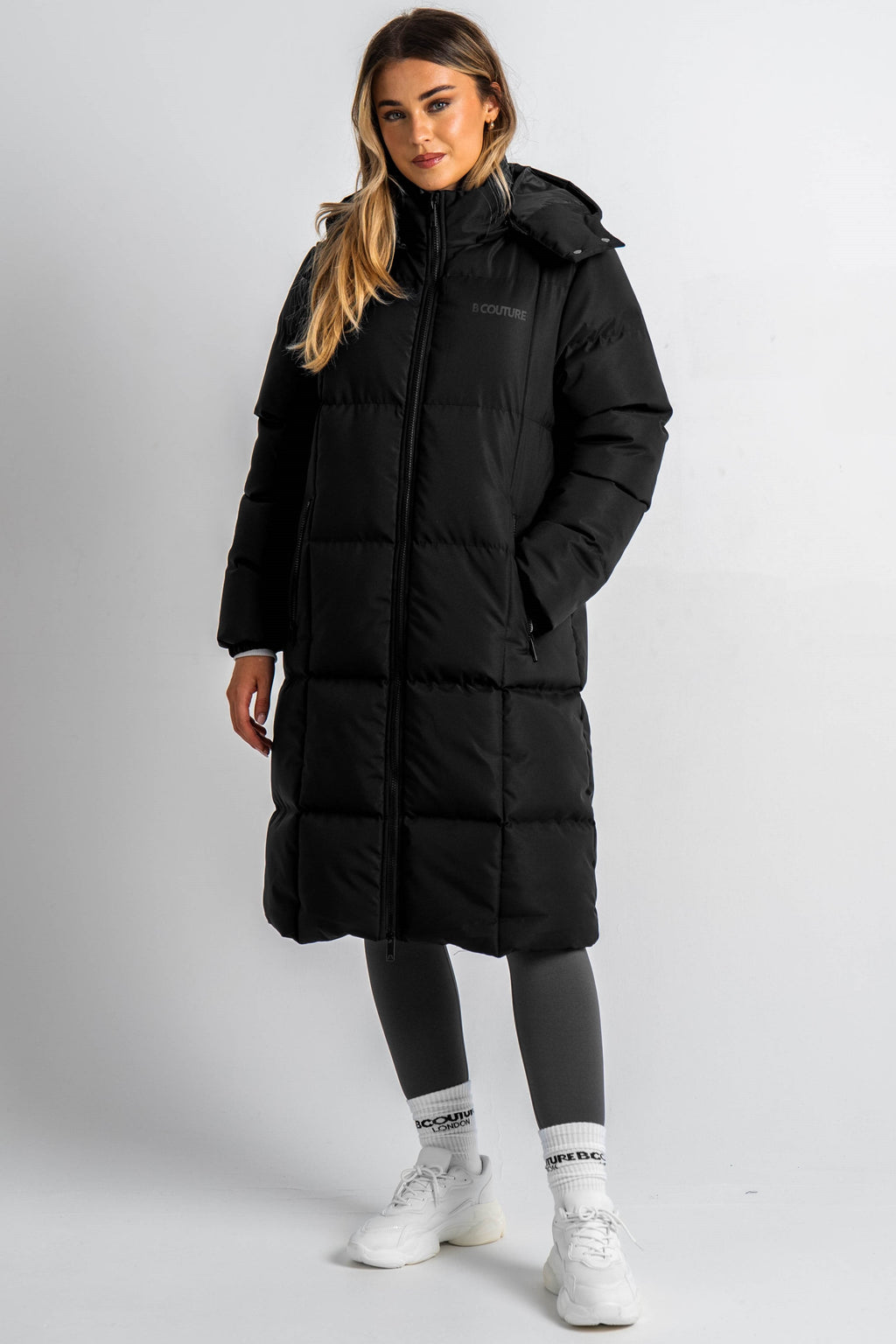 Chamberlain Oversized Longline Puffer Coat - Black