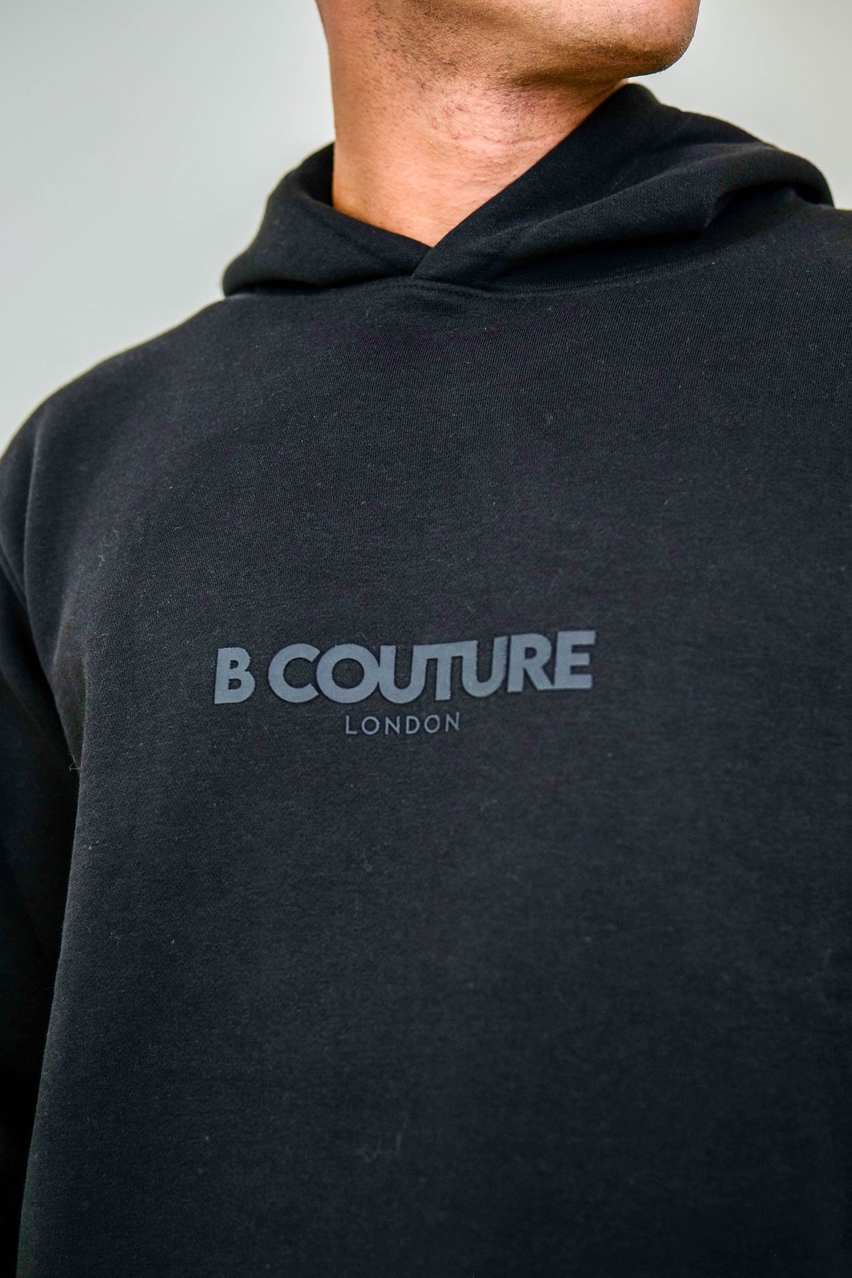 Compton Street Cargo Fleece Tracksuit - Black