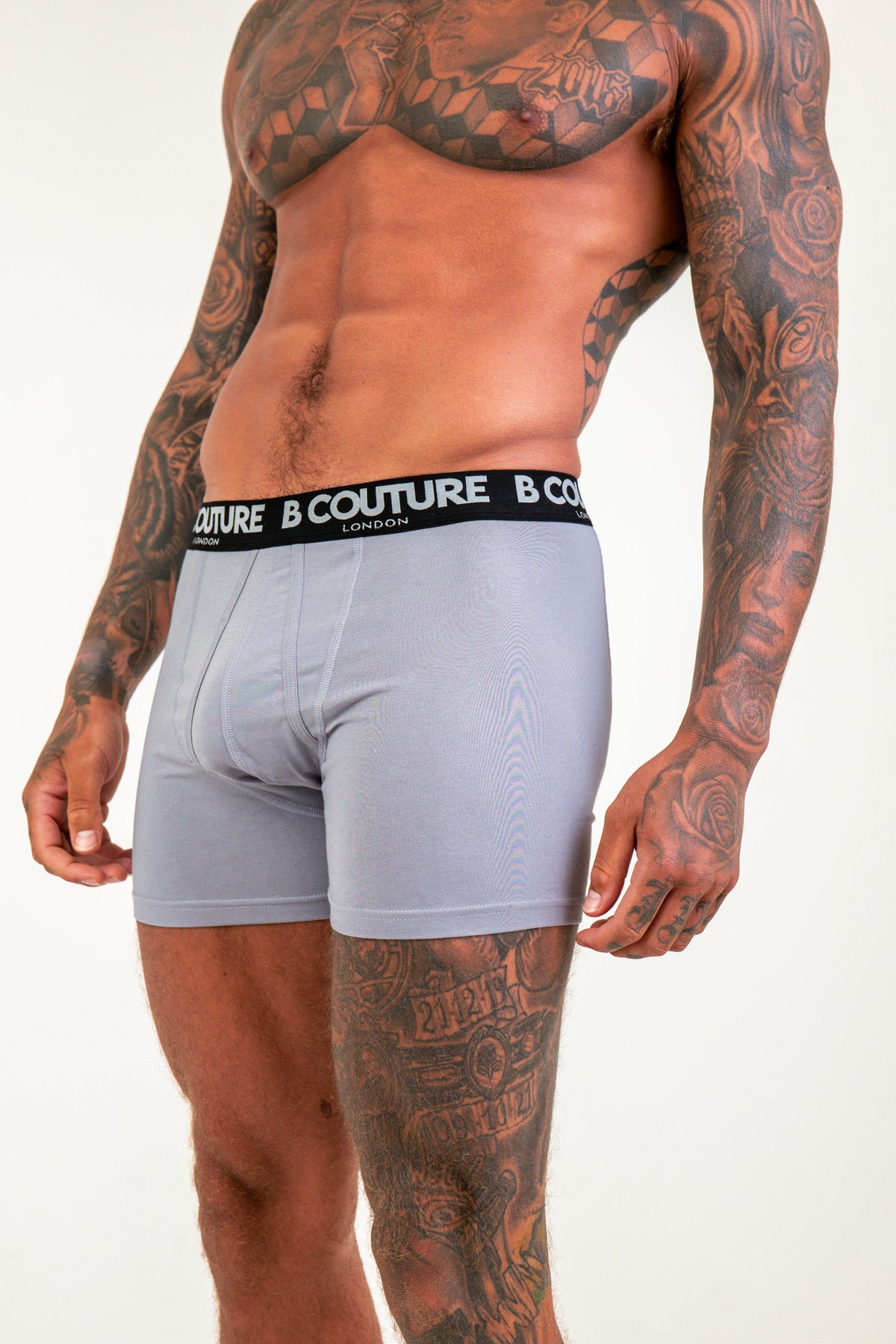 Torrington 3-Pack Boxers - Black/Grey/White
