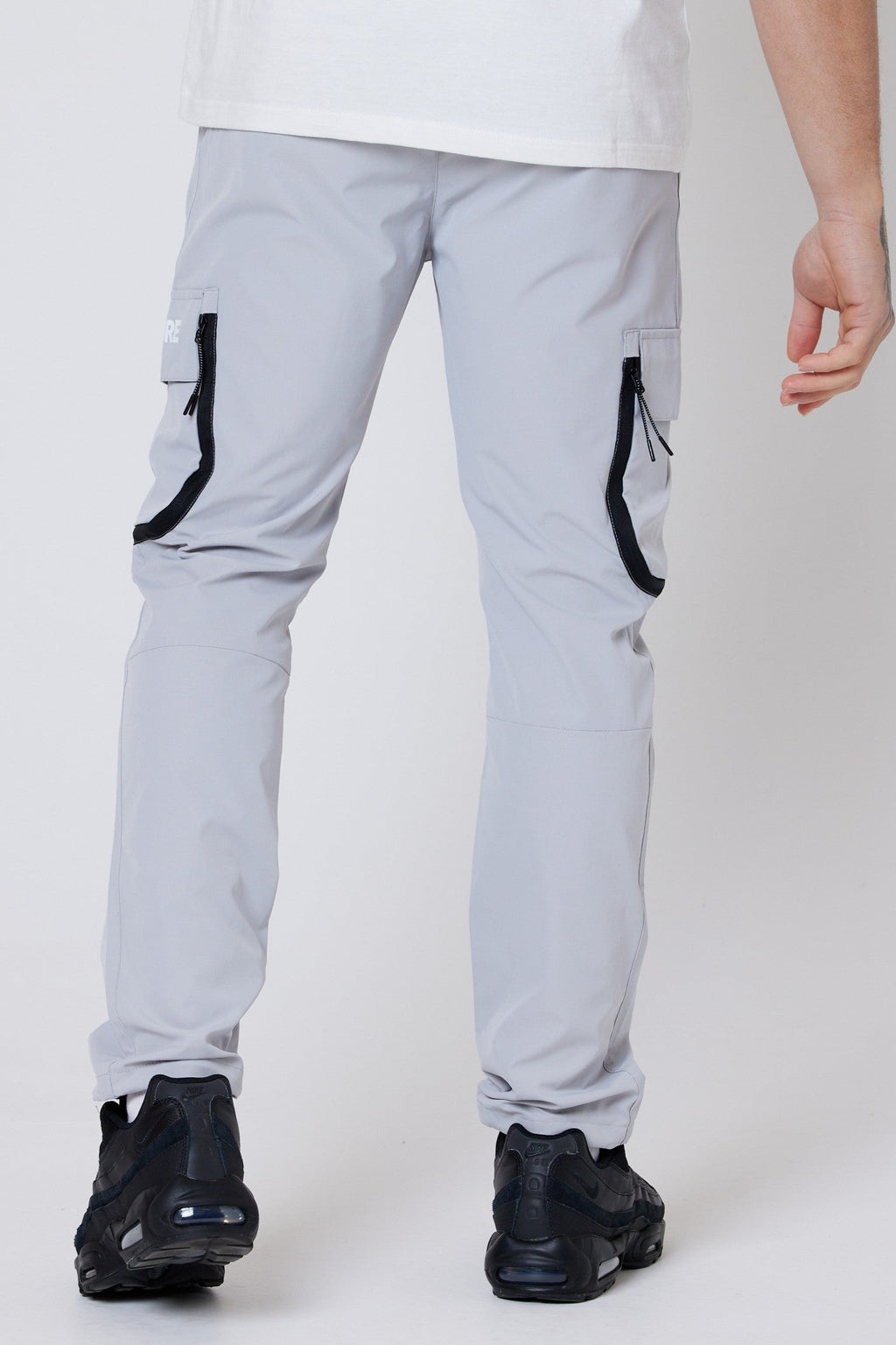 Parkfield Tapered Cargo Woven Pants - Light Grey