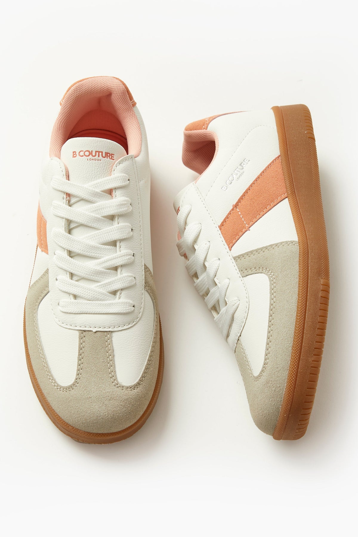 Fairfield Low-Profile Trainer - White/Coral