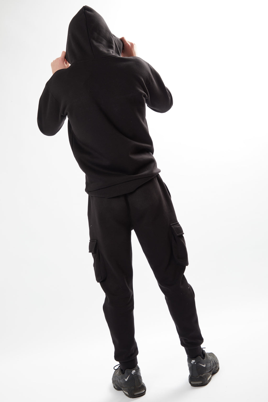Holmdale Boys Fleece Tracksuit - Black