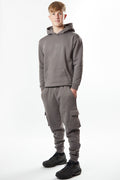 Holmdale Boys Fleece Tracksuit - Pewter