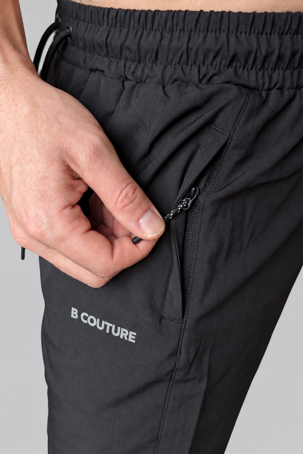 ProFabric Zip Jacket, Shorts & T-Shirt Set - Black/Grey