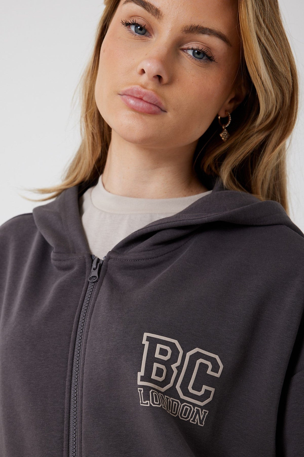 Ralph Street Wide Leg Tracksuit - Grey/Mocha