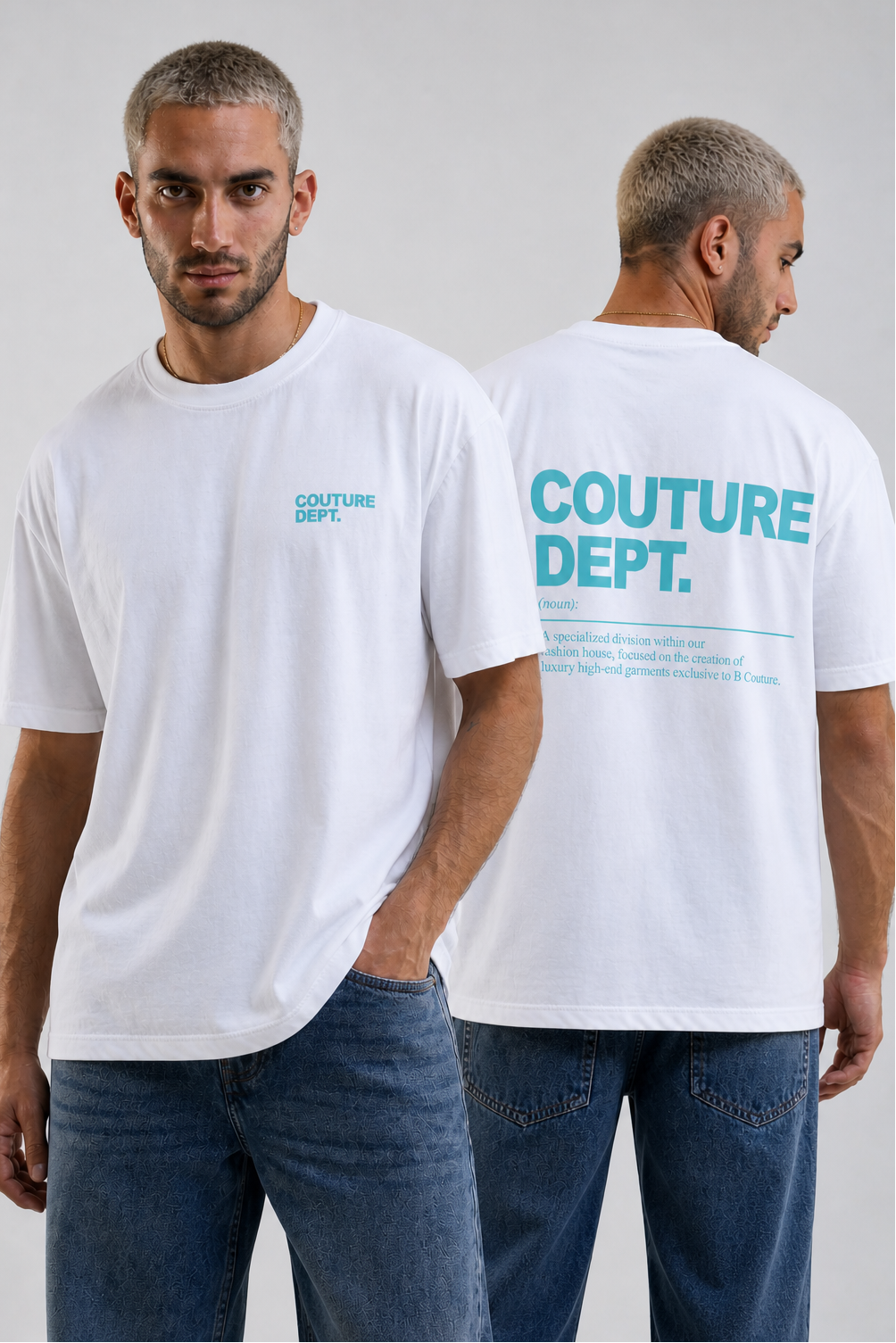 Refine Oversized Cotton T-Shirt - White