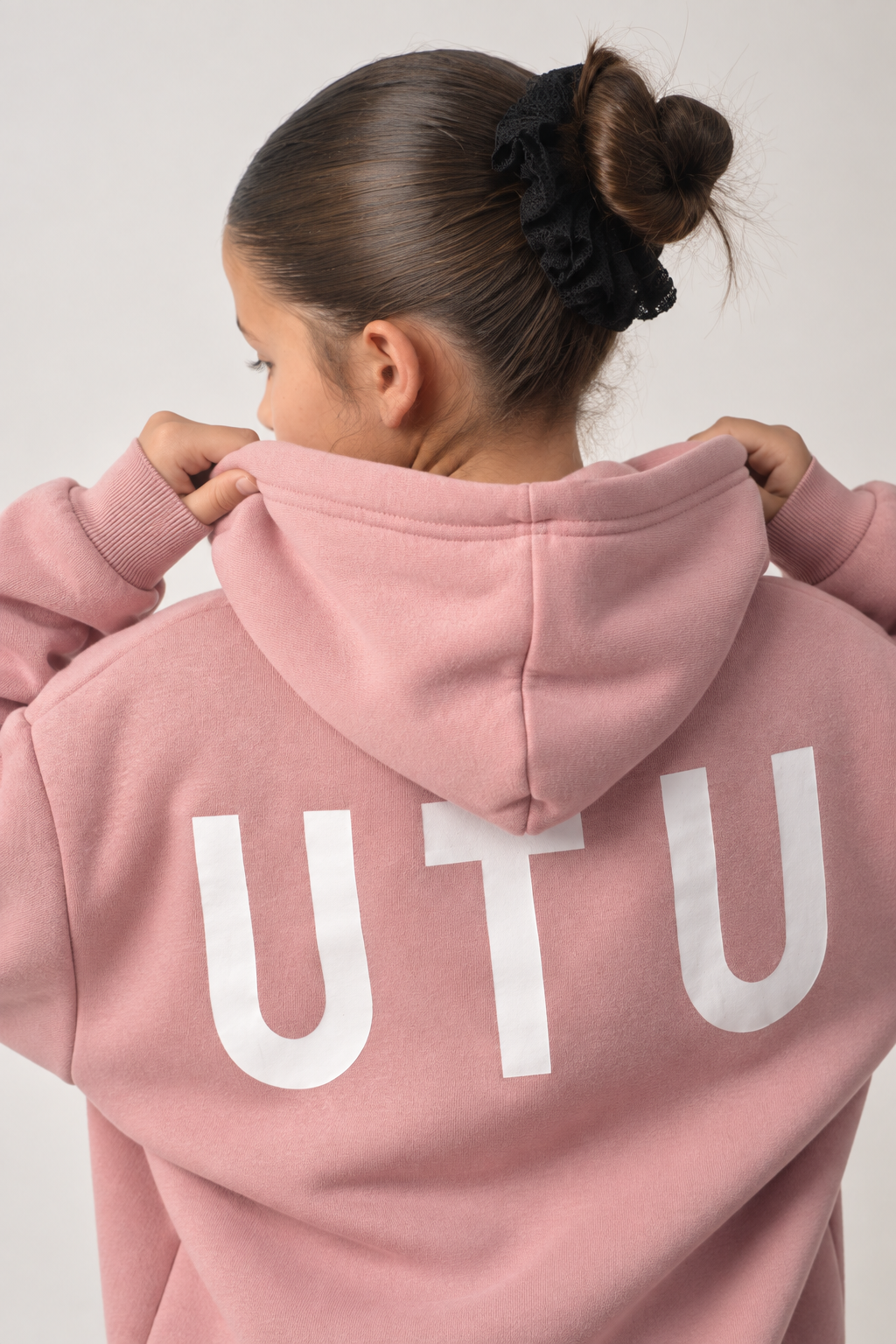 VXN Girls Leggings & Hoodie Set - Dusty Pink