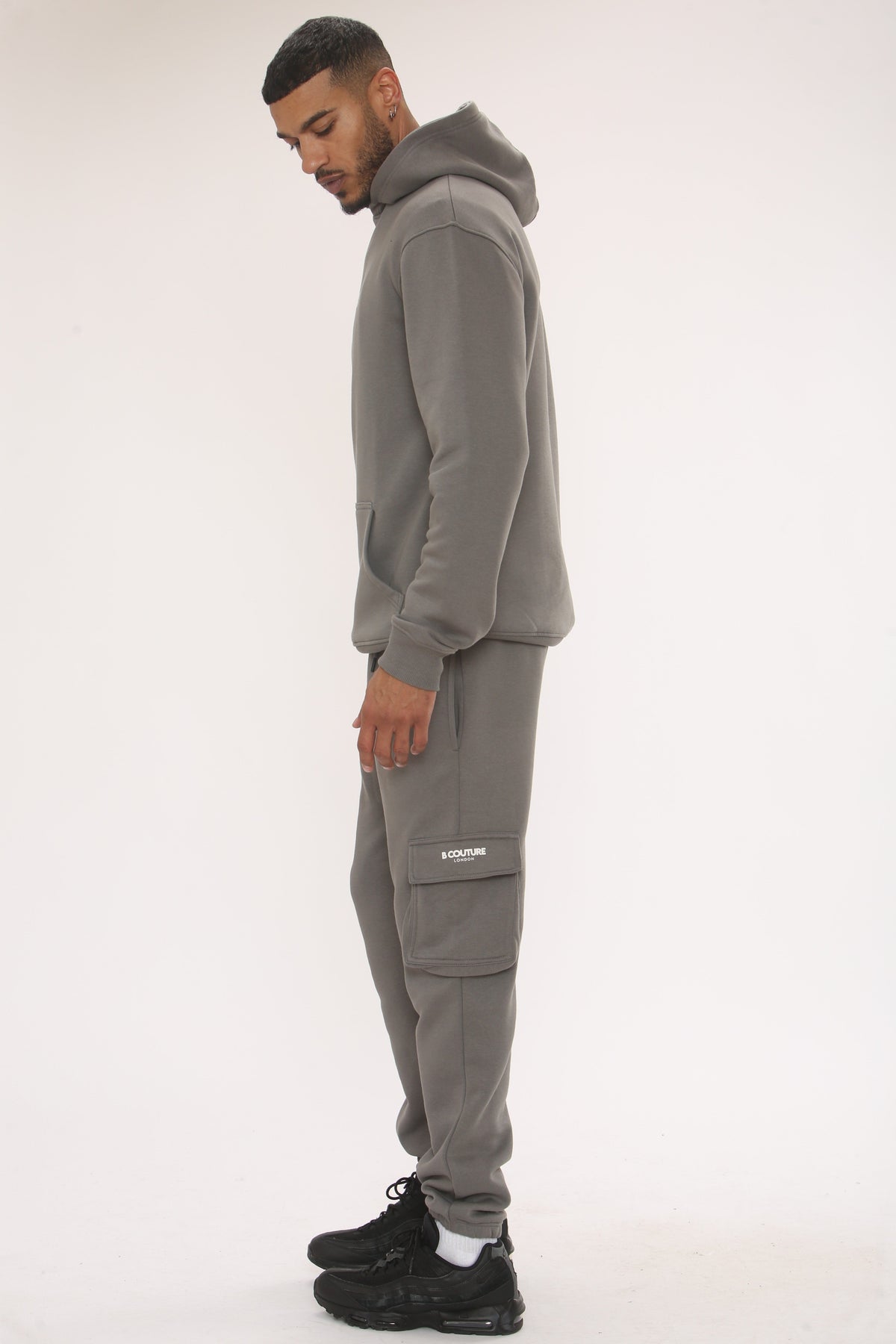 Petergate Fleece Tracksuit - Gun Metal