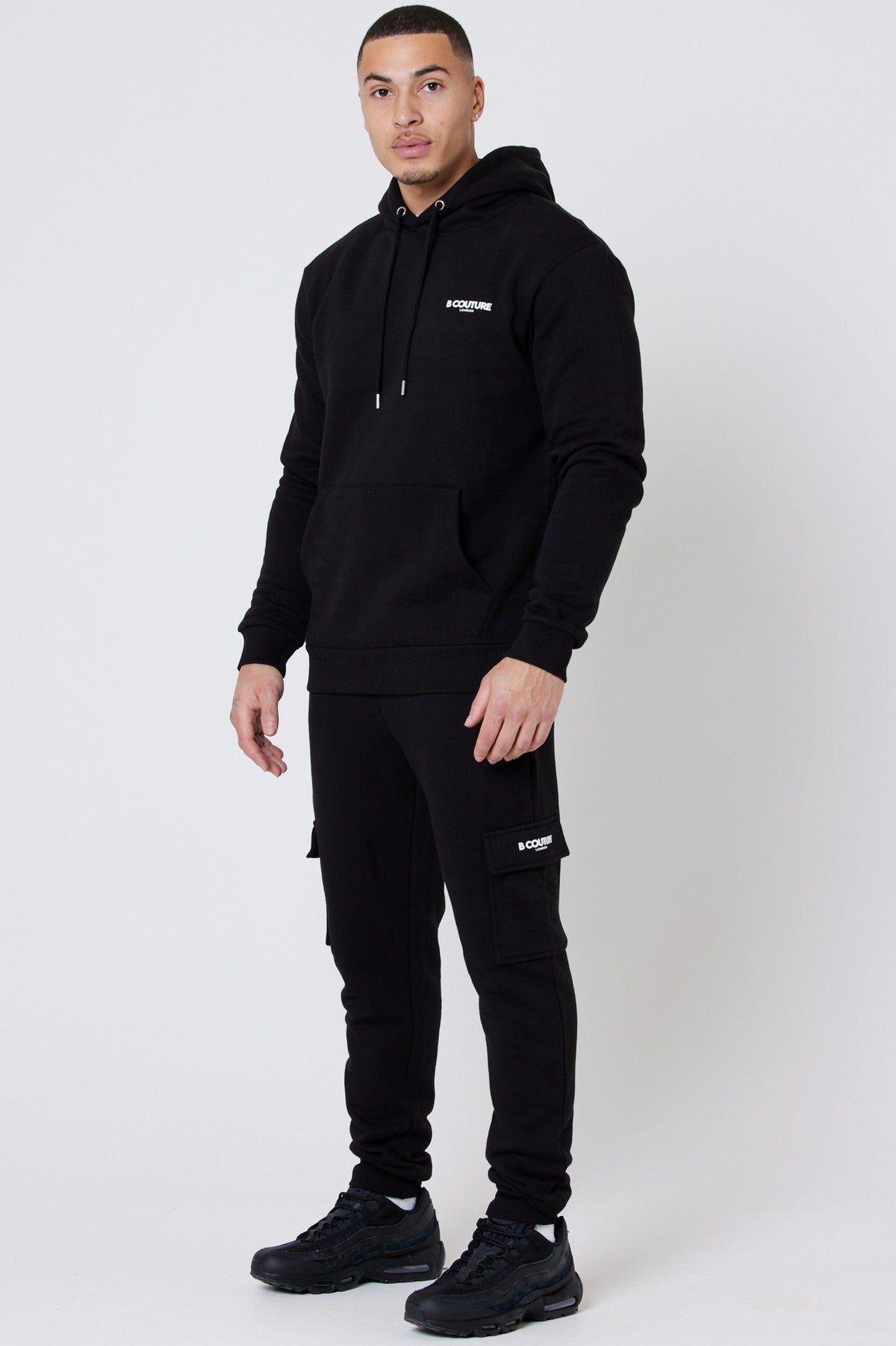 Campbell 3-Pack Cargo Fleece Joggers - Black/Navy/Grey