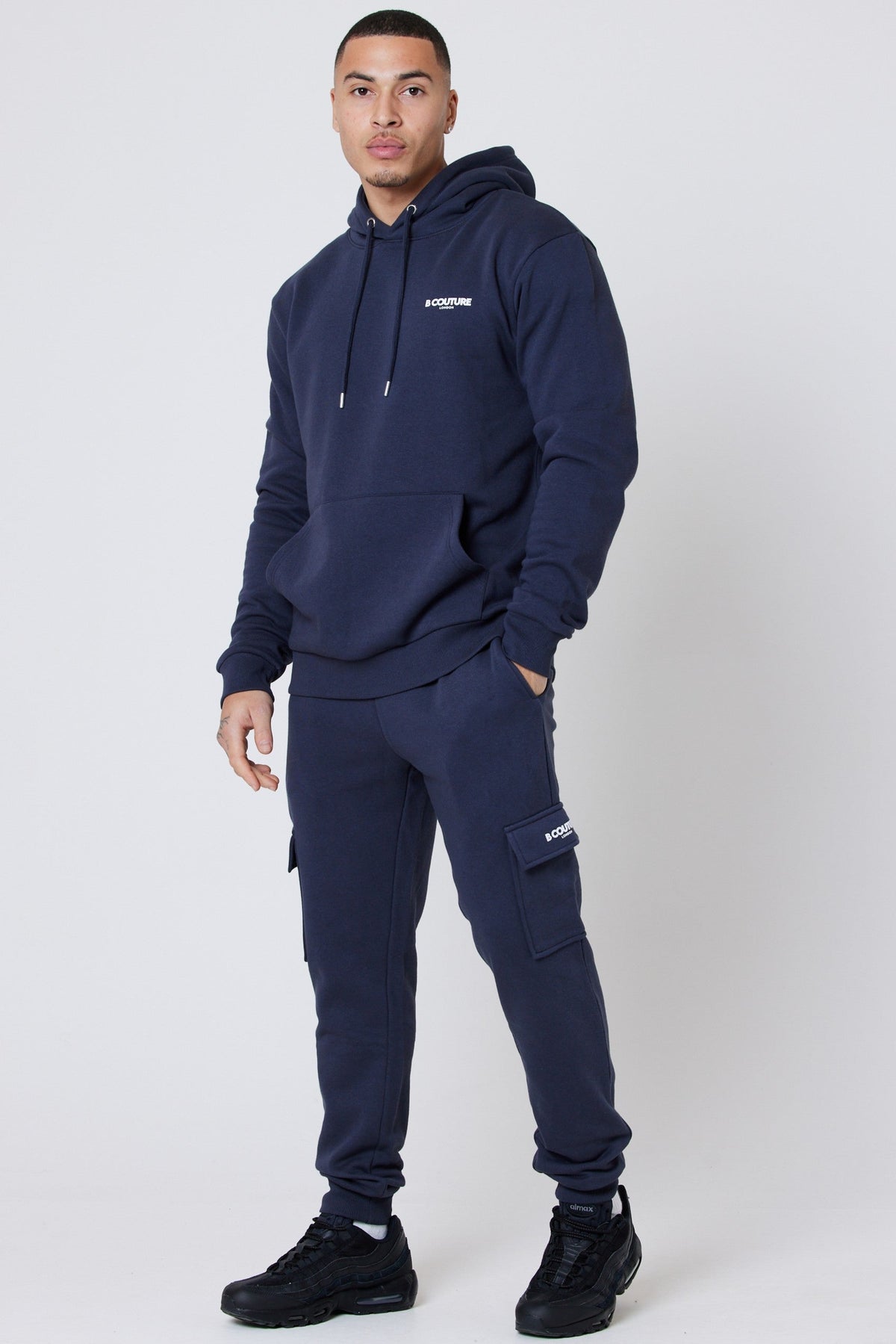 Campbell 3-Pack Cargo Fleece Joggers - Black/Navy/Grey