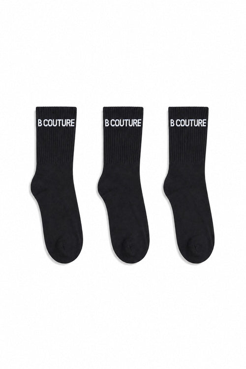 3-Pack Socks - Black