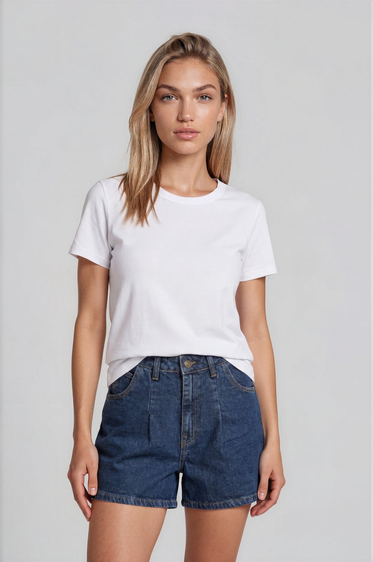 Erin Boyfriend Denim Shorts - Indigo