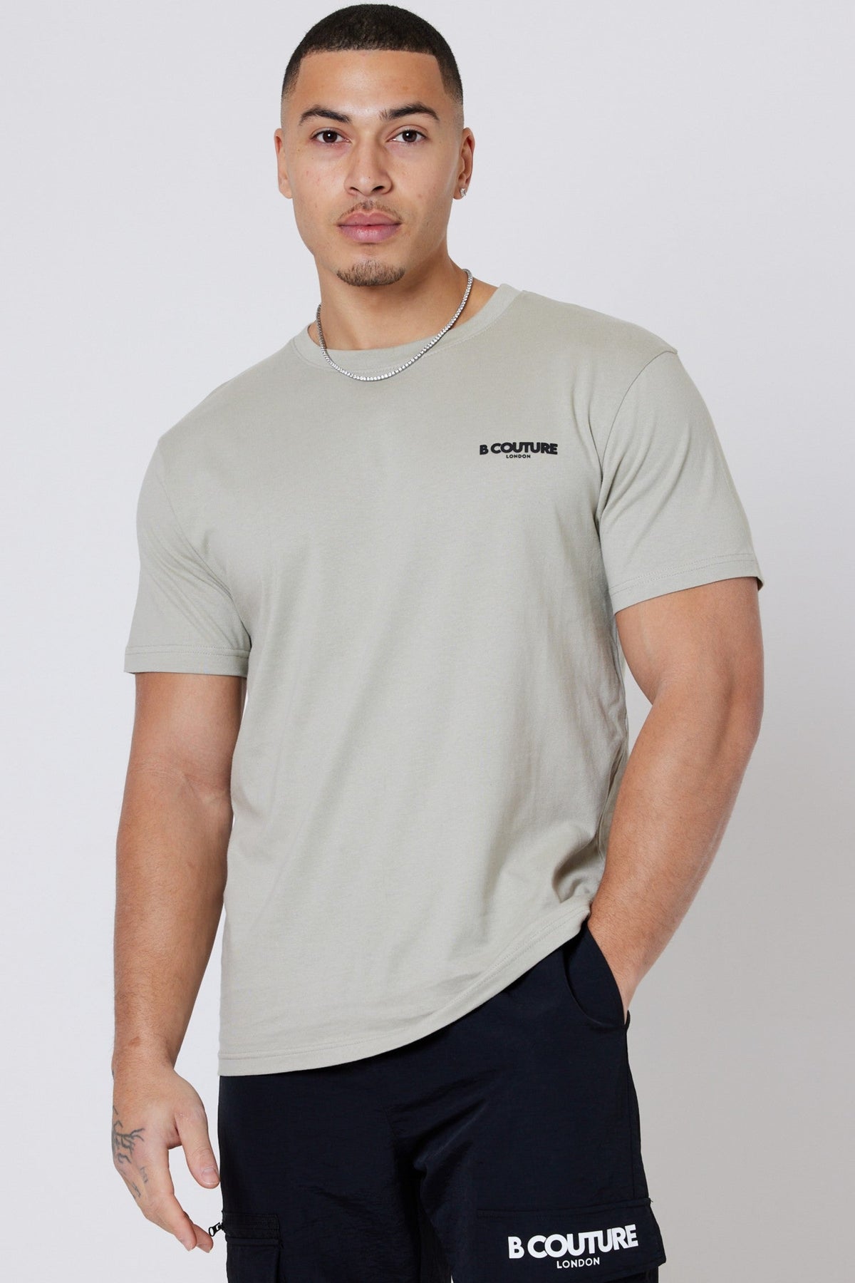 Hartfield 3-Pack Regular Cotton T-Shirt - Grey/Stone/Cream
