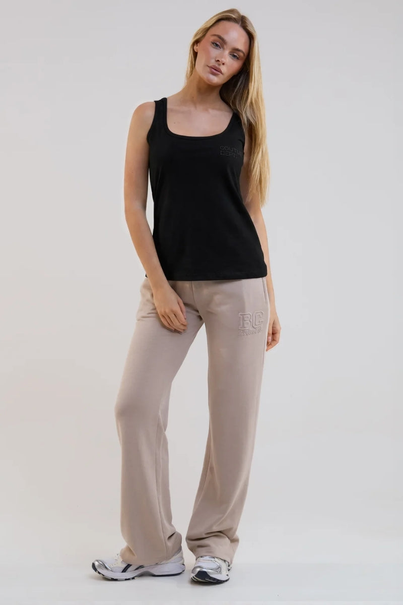 Storm Wide Leg Jogger - Stone