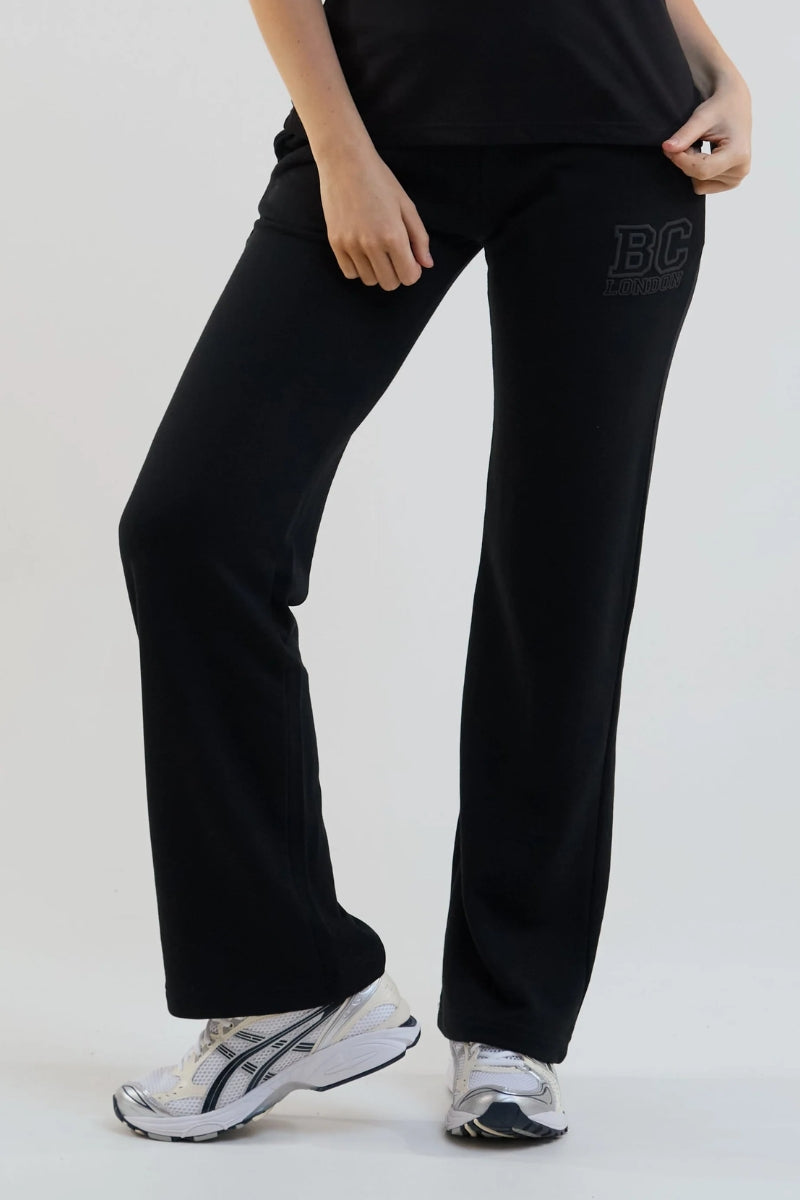 Storm Wide Leg Jogger - Black