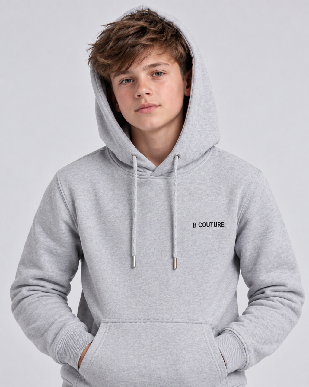 Core Boys Fleece Tracksuit - Grey Marl