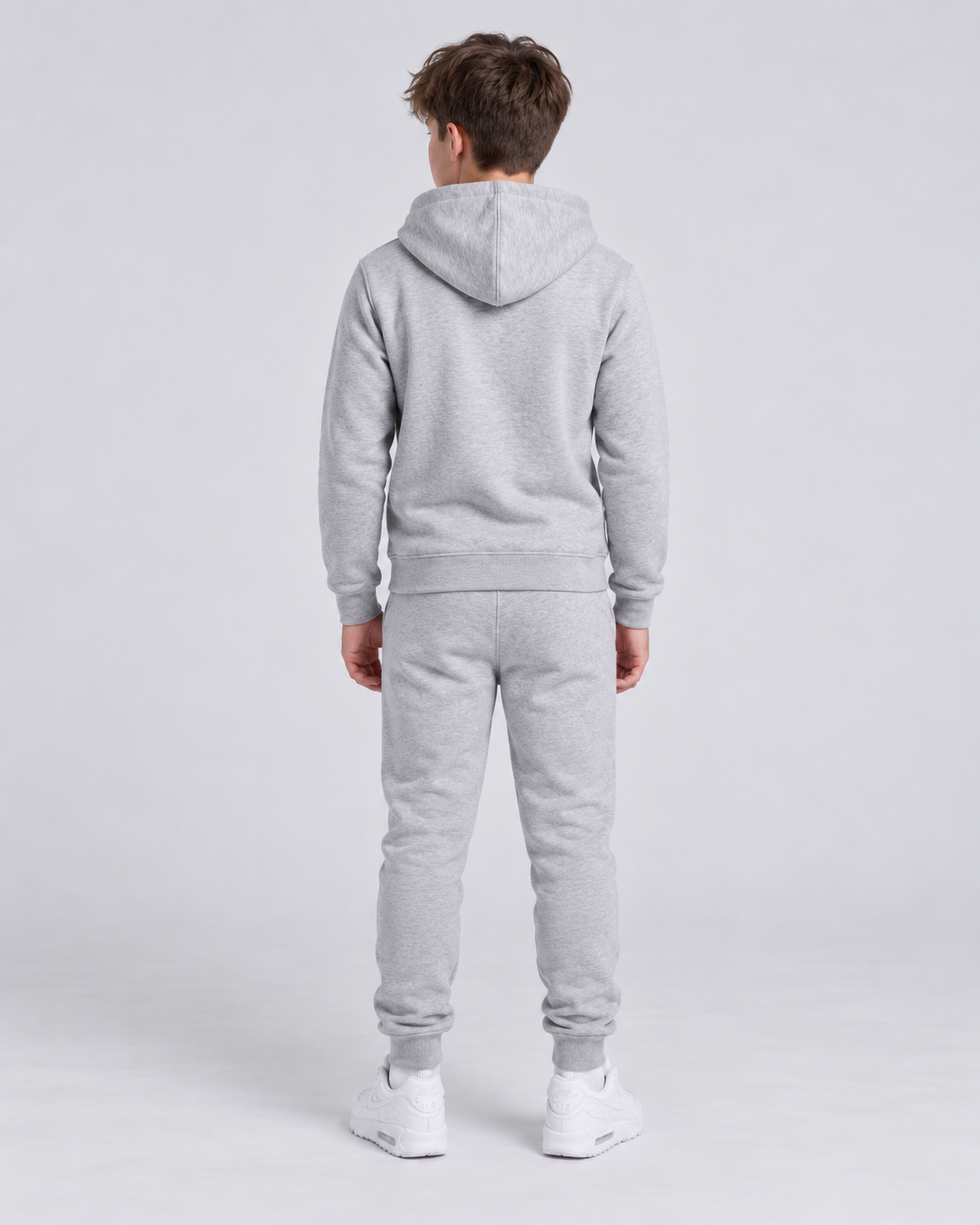 Core Boys Fleece Tracksuit - Grey Marl